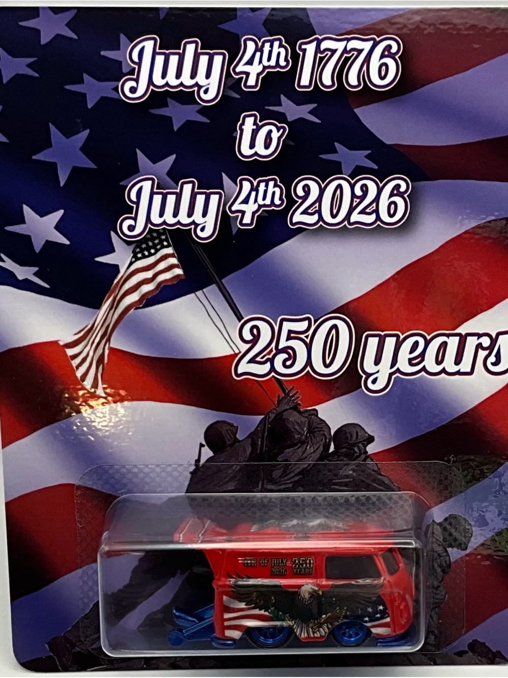 Patriotic Red 250 Years Commemorative Kool Kombi - July 4th 1776-2026